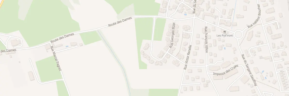Plan du 40 Rue Georges Bizet à Saint-Maurice-l’Exil