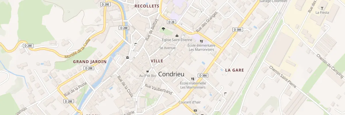 Plan du 17 Grande Rue à Condrieu