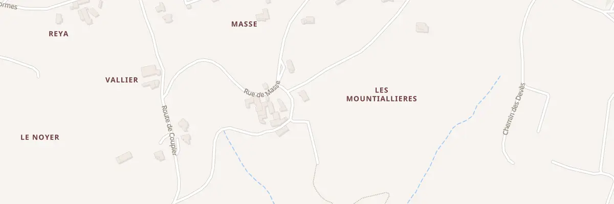 Plan du 30 Che des Montaillieres à Ardoix