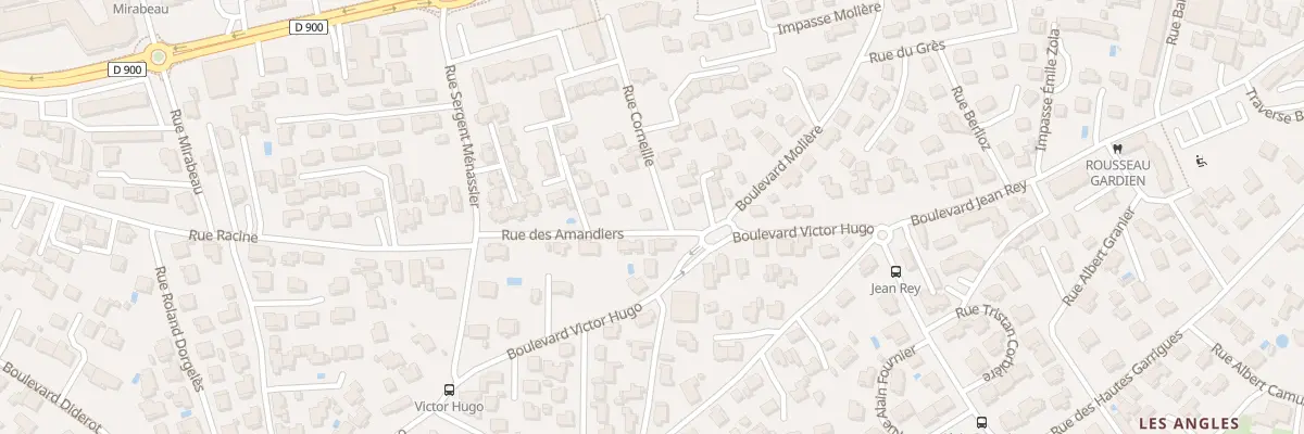 Plan du 2 Rue des Amandiers aux Angles