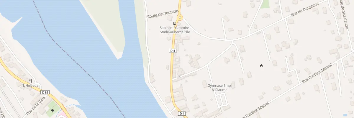 Plan du 25 Rte du Péage à Sablons