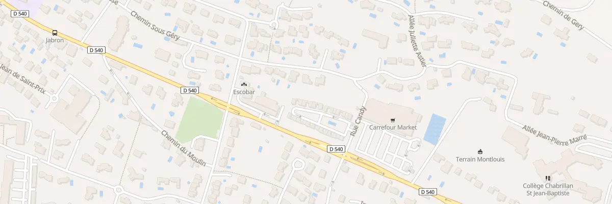 Plan du 9042 Rue Candy à Montélimar