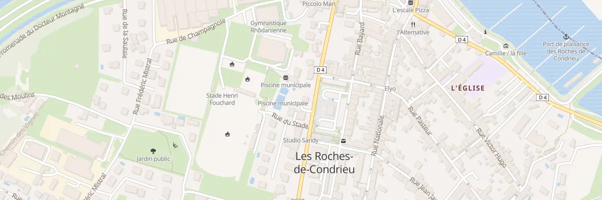Plan du 16 Av de la Liberation aux Roches-de-Condrieu