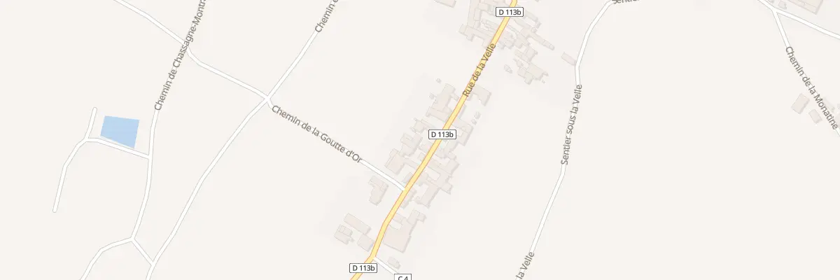 Plan du 18 Rue de la Velle à Meursault