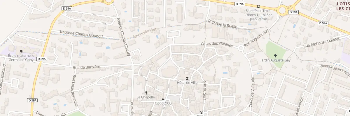 Plan du 10 Rue de la République à Saint-Paul-Trois-Châteaux