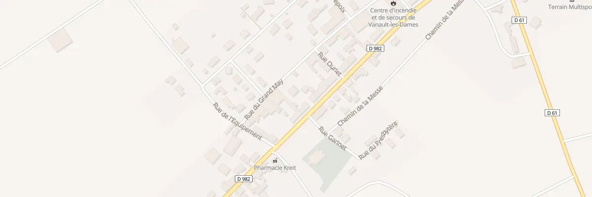 Plan du 38 Gr Grande Rue à Vanault-les-Dames