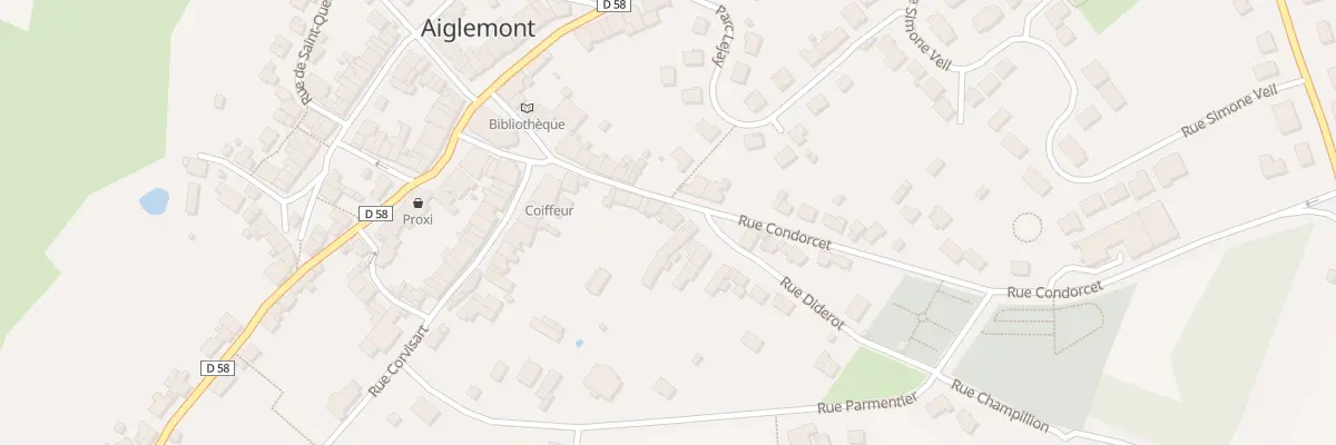 Plan du 30 Rue Condorcet à Aiglemont