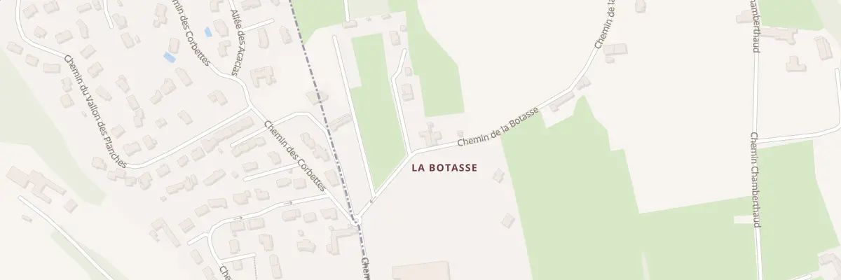 Plan du 828 Che de la Botasse à Saint-Didier-de-Formans
