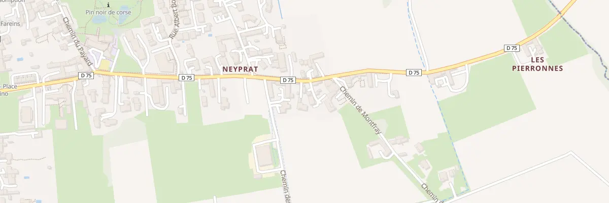 Plan du 5727 Au Neyprat à Fareins