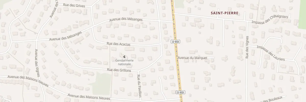 Plan du 232 Rue des Acacias à Montmerle-sur-Saône