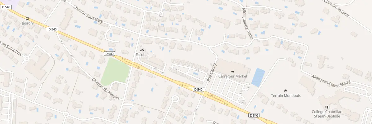 Plan du 9040 Rue Candy à Montélimar