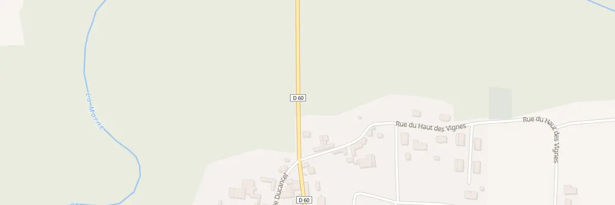 Plan du 1 Rue du Haut des Vignes à Hauteville