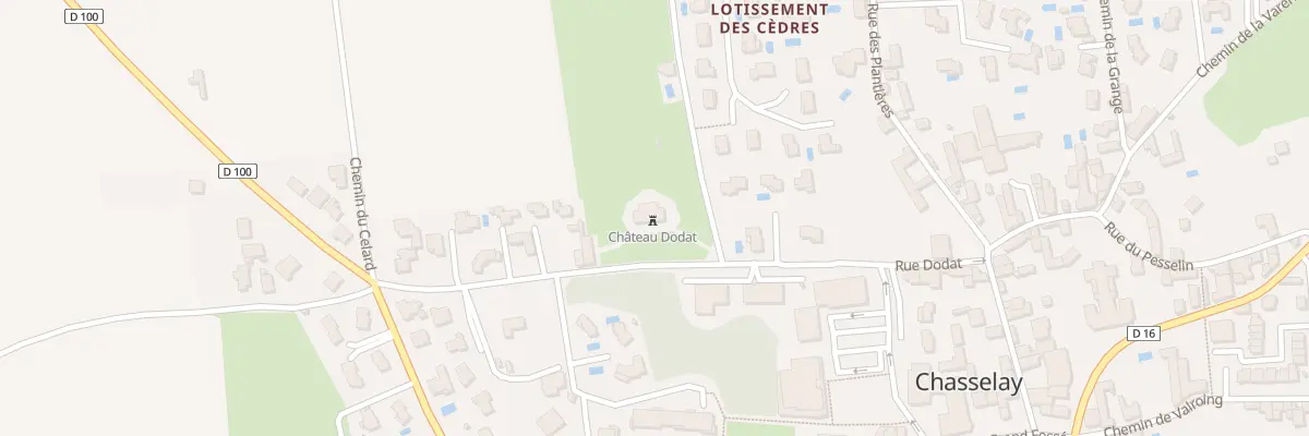Plan du 204 Rue Dodat à Chasselay