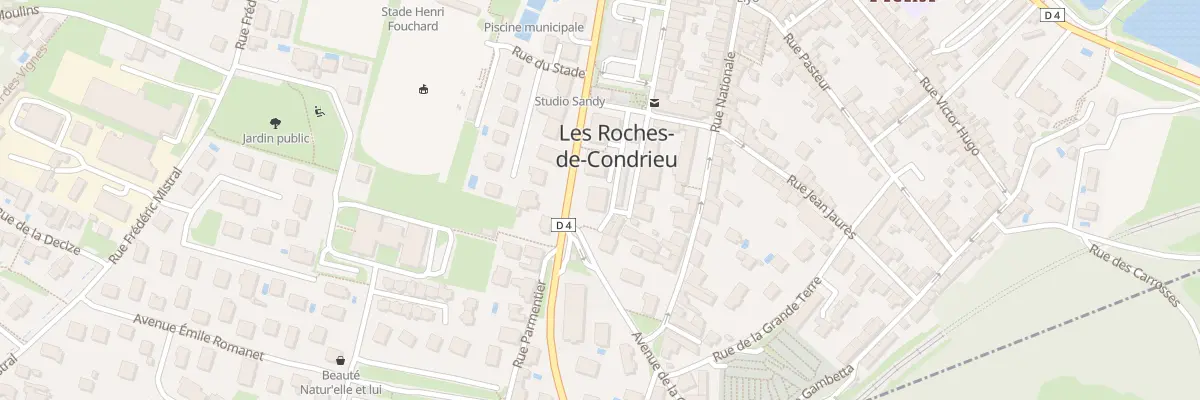 Plan du 19 Av de la Liberation aux Roches-de-Condrieu