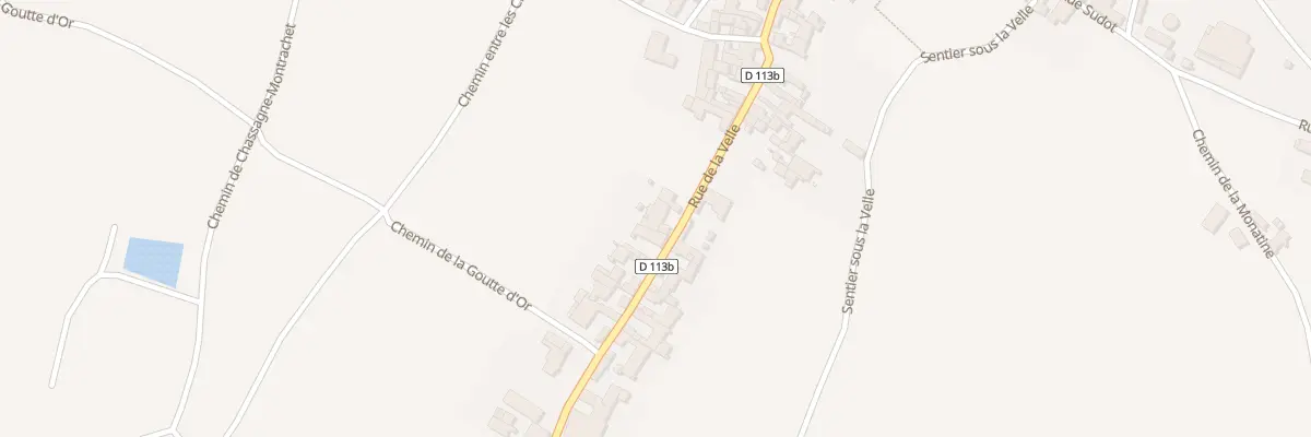 Plan du 12 Rue de la Velle à Meursault