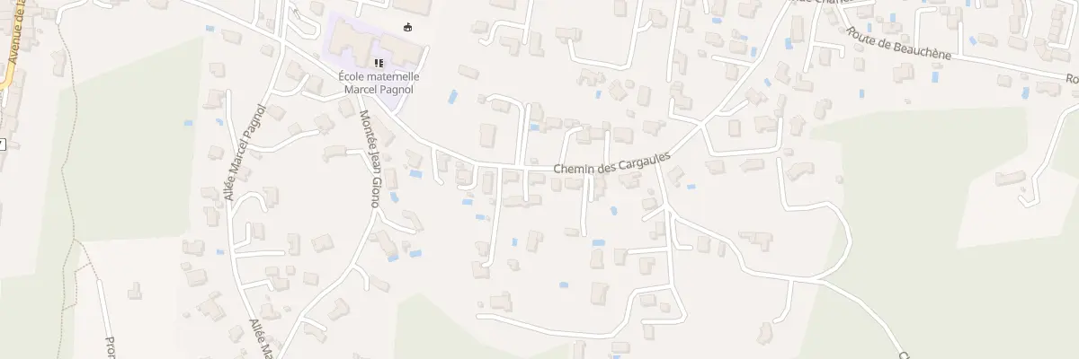 Plan du 566 Che de Cargaule à Piolenc