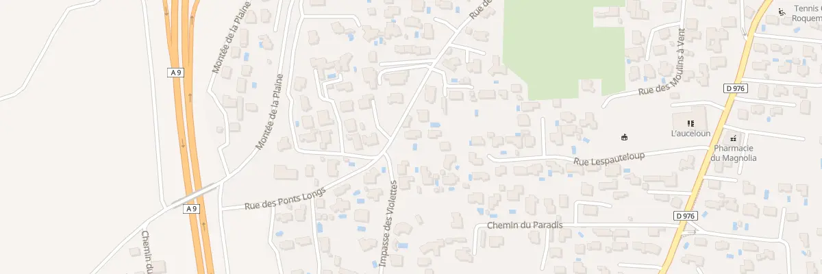 Plan du 1123 Rue des Ponts Longs à Roquemaure