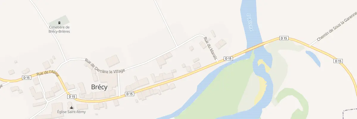 Plan du 6 Rue de l’Aisne à Brécy-Brières
