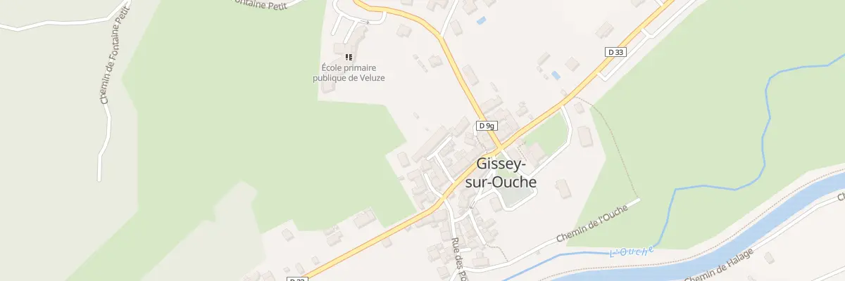 Plan du 70 Cour de Fontaine Petit à Gissey-sur-Ouche