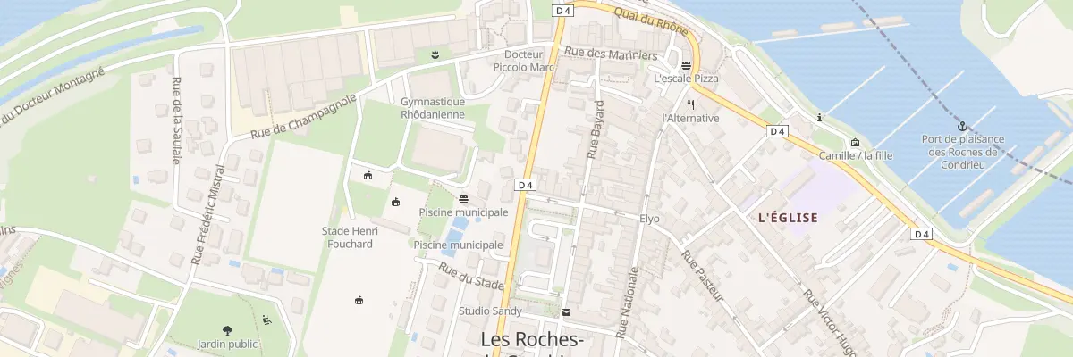 Plan du 12 Pl Charles de Gaulle aux Roches-de-Condrieu
