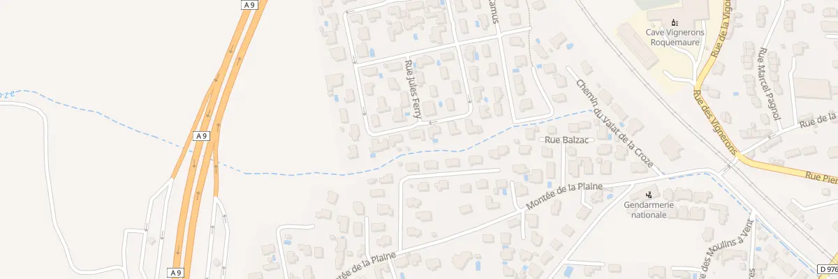 Plan du 42 Av Jean Jaurès à Roquemaure