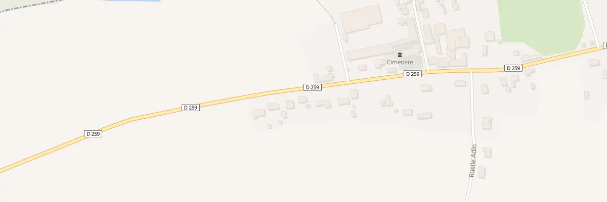 Plan du 25 Gr Grande Rue à Bignicourt-sur-Saulx