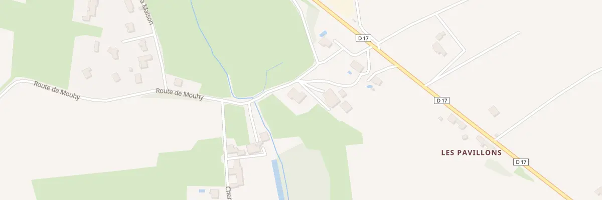 Plan du 838 Rte de Mouhy à Prissé