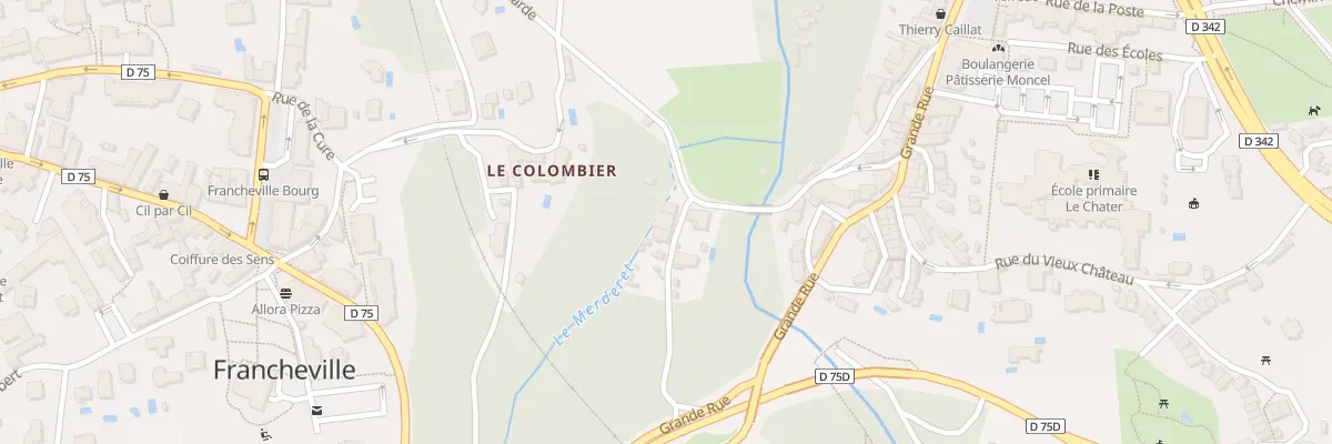 Plan du 4 Mte de Verdun à Francheville