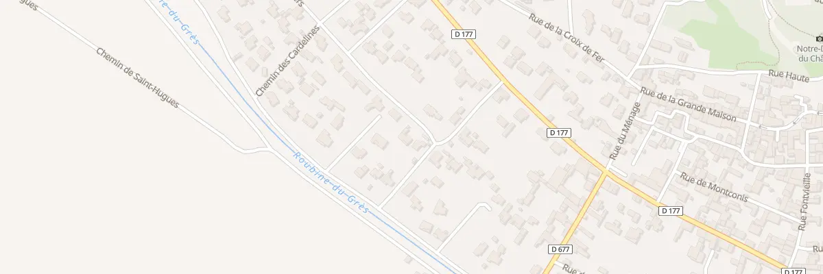 Plan du 39 Che de Trascamp à Pujaut