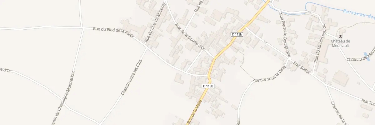 Plan du 2 Rue de Varennes à Meursault