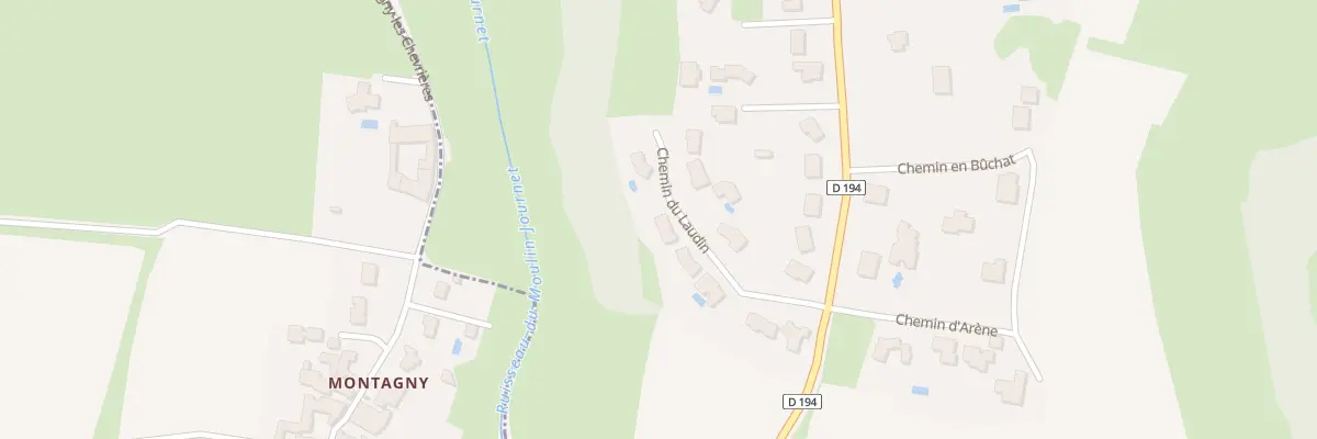 Plan du 127 Che du Laudin à Chevagny-les-Chevrières