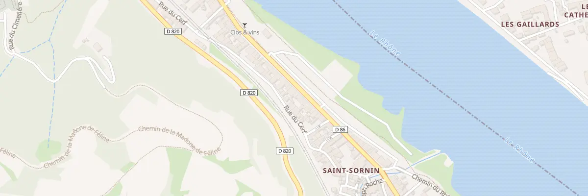 Plan du 378 Quai Jules Roche Sud à Serrières