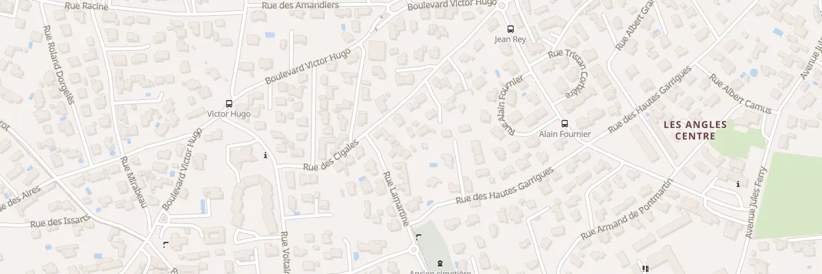 Plan du 12 Rue des Cigales aux Angles