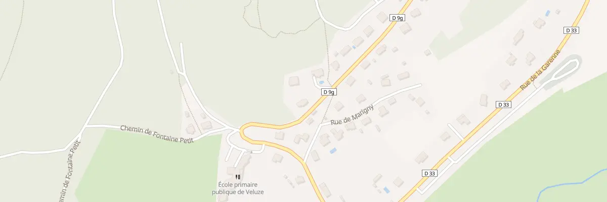 Plan du 415 Rue de Veluze à Gissey-sur-Ouche