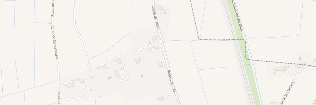 Plan du 355 Rte des Prés à Caderousse