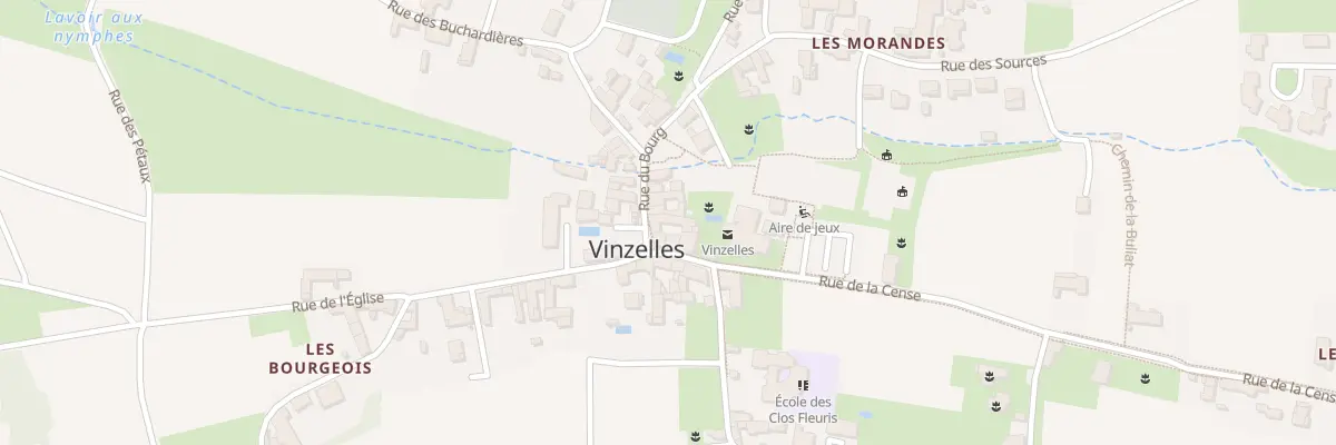 Plan du 5006 Vinzelles à Vinzelles
