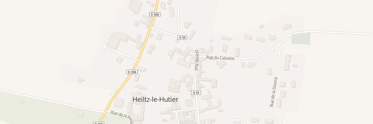 Plan du 13 Gr Grande Rue à Heiltz-le-Hutier