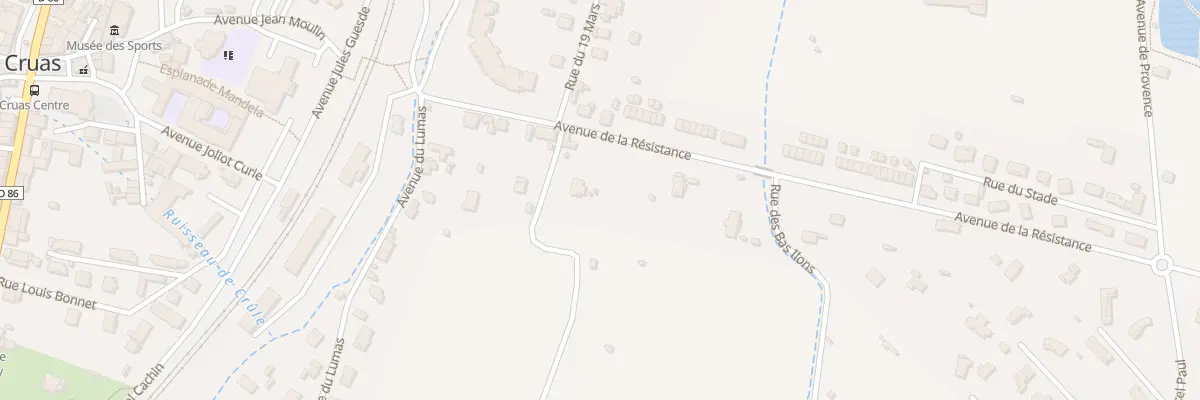 Plan du 39 Imp des Cerisiers à Cruas