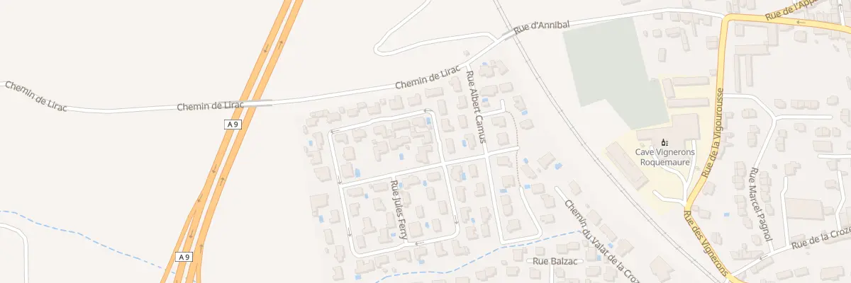 Plan du 3 Av Jean Jaurès à Roquemaure