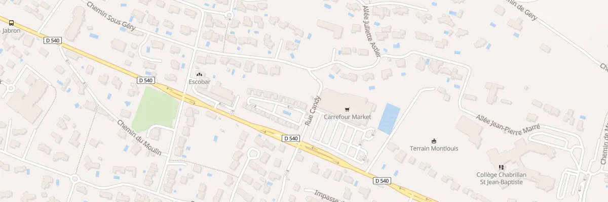 Plan du 9020 Rue Candy à Montélimar
