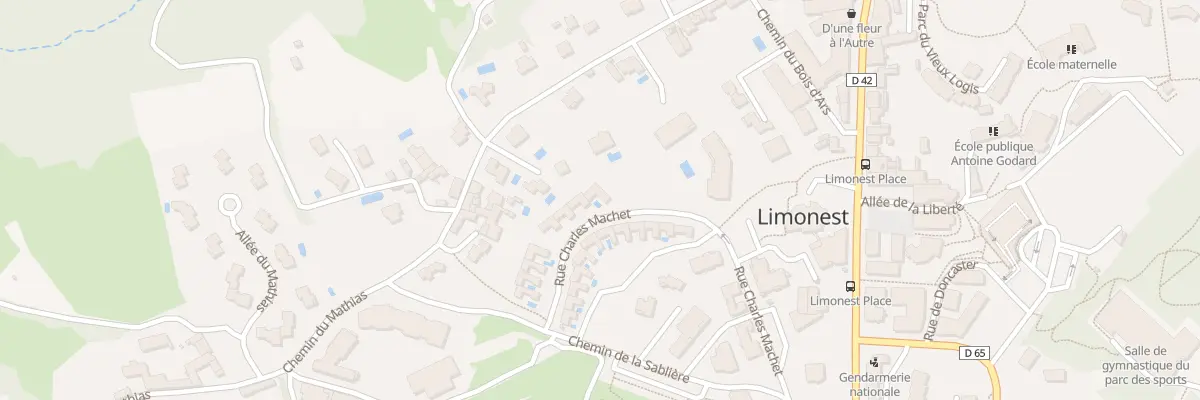 Plan du 246 Rue Charles Machet à Limonest