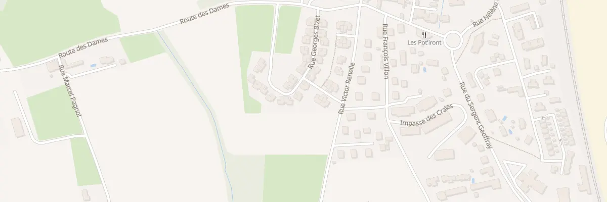 Plan du 26 Rue Georges Bizet à Saint-Maurice-l’Exil