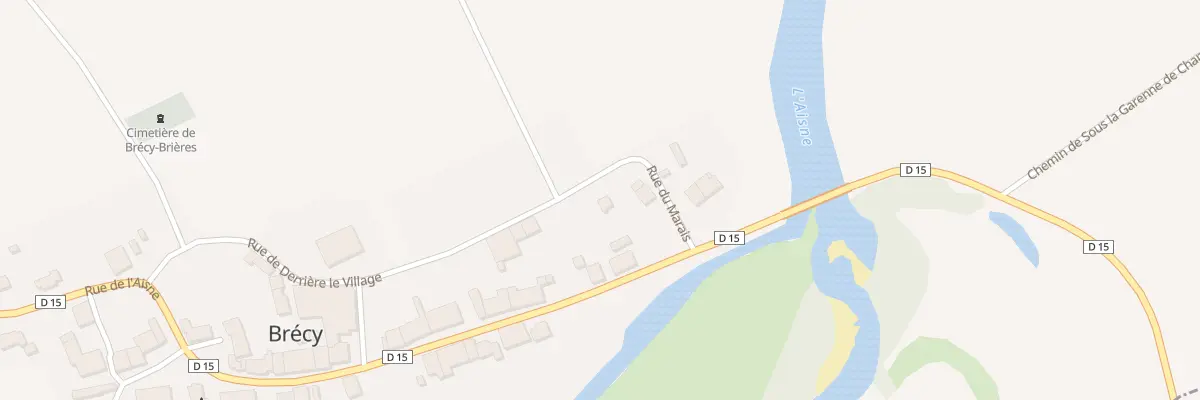 Plan du 5 Rue du Marais à Brécy-Brières