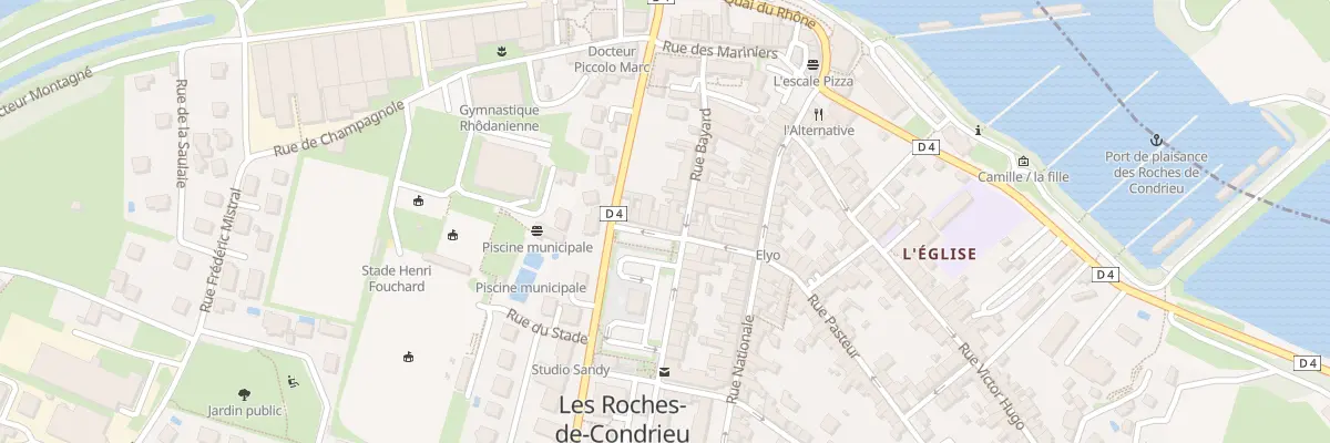 Plan du 4 Pl Charles de Gaulle aux Roches-de-Condrieu