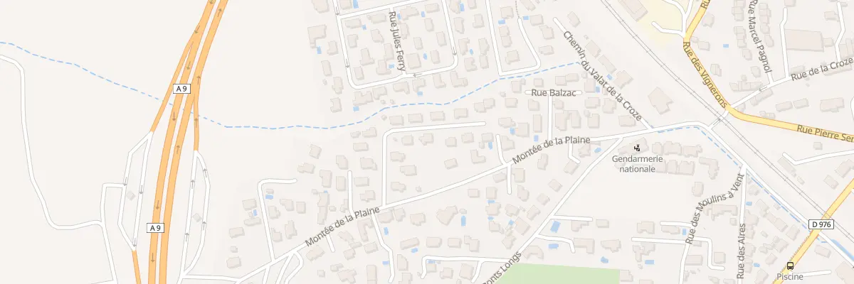 Plan du 10 Av Pierre et Marie Curie à Roquemaure