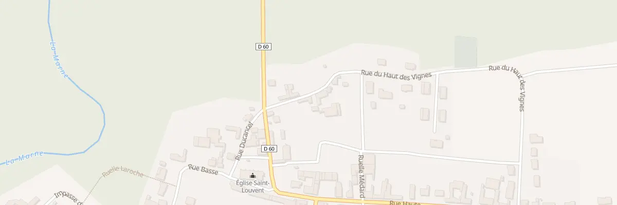 Plan du 8 Rue du Haut des Vignes à Hauteville