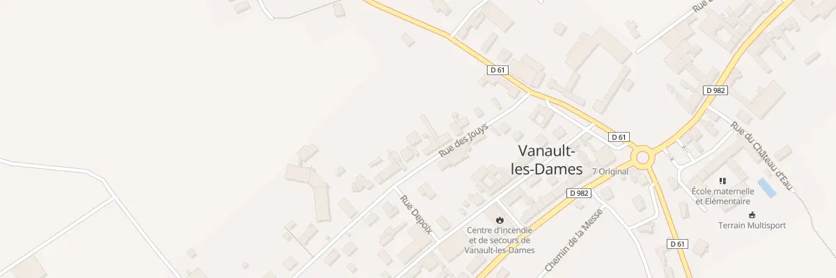 Plan du 12 Rue des Jouys à Vanault-les-Dames