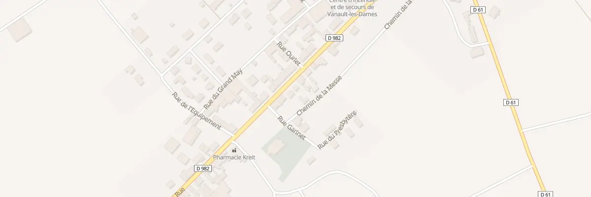Plan du 21 Gr Grande Rue à Vanault-les-Dames