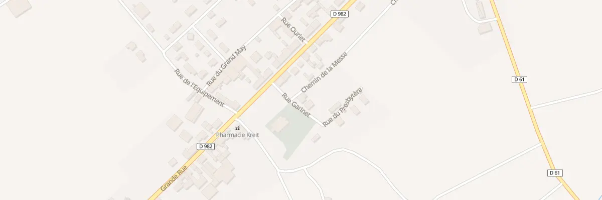 Plan du 1 Rue Garinet à Vanault-les-Dames