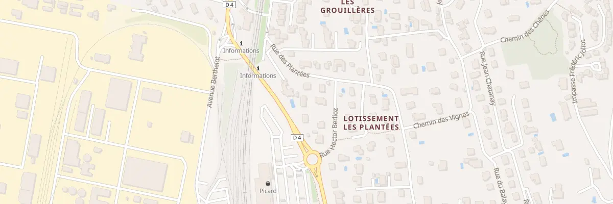Plan du 91 Rue Hector Berlioz à Saint-Clair-du-Rhône